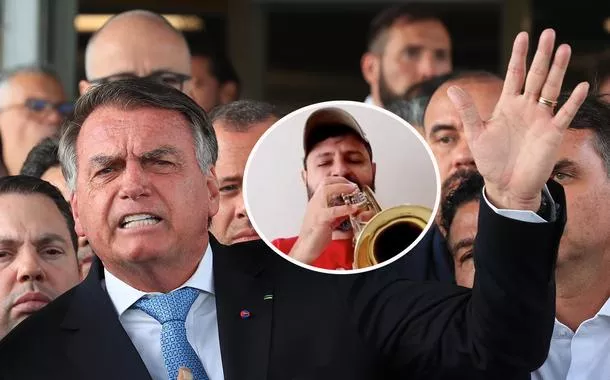 Trompetista toca a 'Marcha Fúnebre' durante entrevista de Bolsonaro (vídeo)
