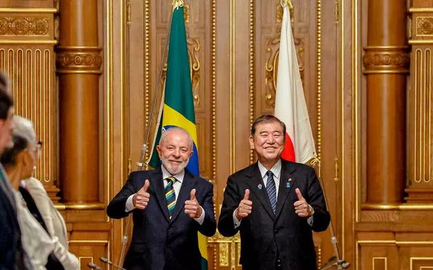 Lula e Shigeru Ishiba