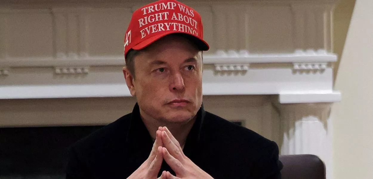 O bilionário do setor de tecnologia Elon Musk
