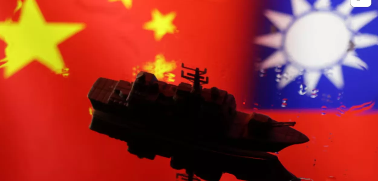 China realiza exercícios miliares em torno de Taiwan