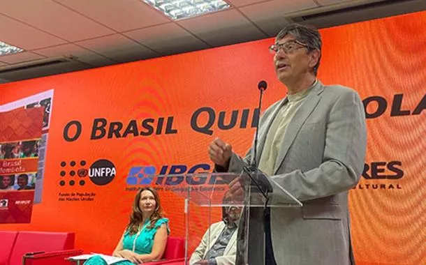 Marcio Pochmann no lançamento da publicação "O Brasil Quilombola"