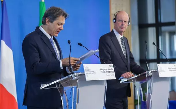 Fernando Haddad e Éric Lombard