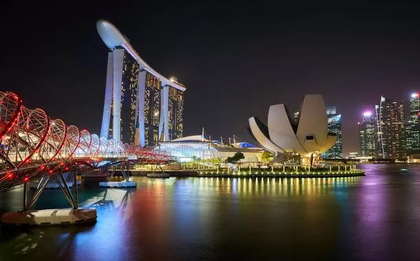 Singapura, no leste asiático