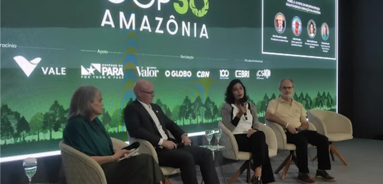 Debate sobre a COP30 realizado em Belém
