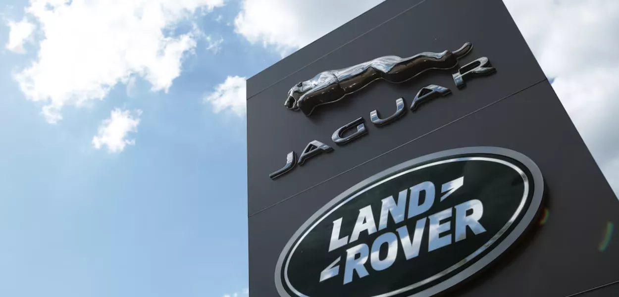 Logo da montadora Jaguar Land Rover