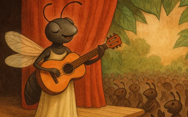 A formiga que virou cigarra