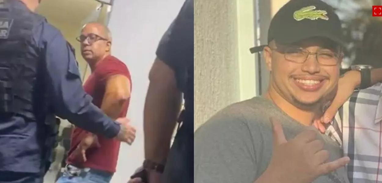 PM Fernando Ribeiro Baraúna e o feirante Pedro Henrique Morato Dantas, de 20 anos