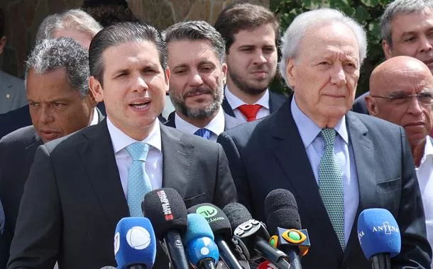 Hugo Motta e Ricardo Lewandowski