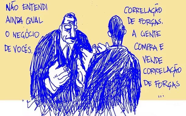 E a correlação de forças?