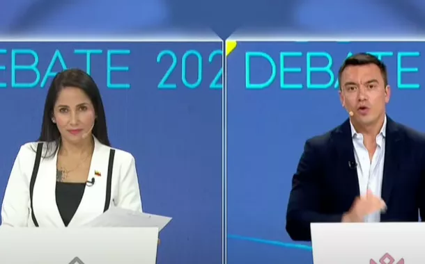 O debate eleitoral no Equador expõe Noboa e coloca o segundo turno em um cenário diferente