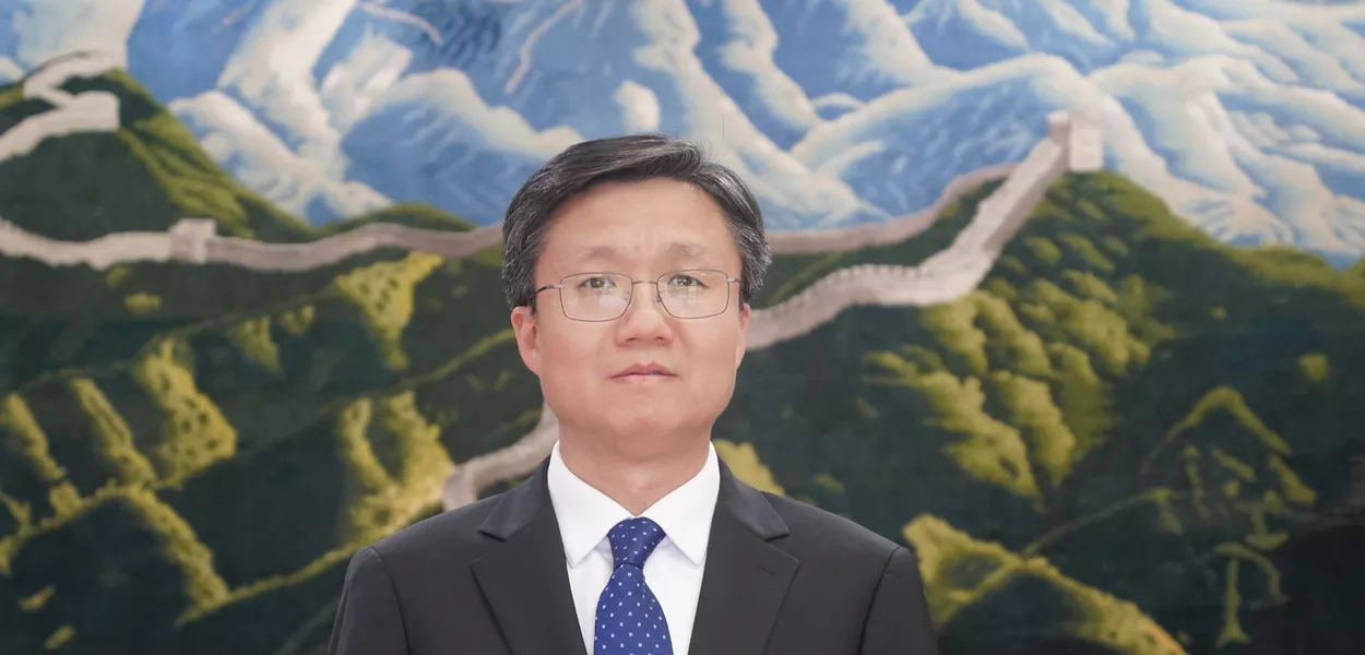 Xing Wenju, encarregado de negócios ad interim, da Embaixada da China no Brasil