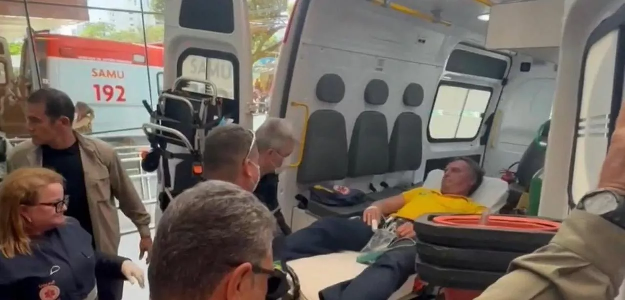 Jair Bolsonaro no SAMU