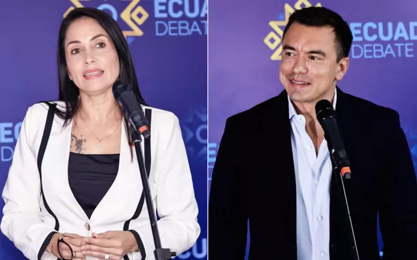 Luisa Gonzalez e Daniel Noboa