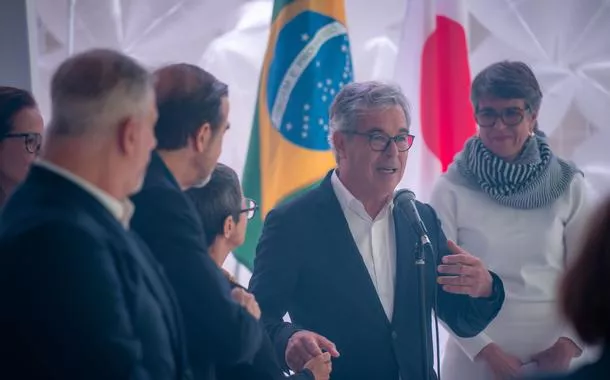 Jorge Viana discursa na Expo 2025 Osaka