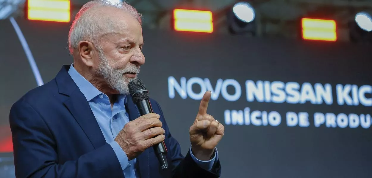 Presidente da República, Luiz Inácio Lula da Silva, durante visita ao Complexo Industrial da Nissan do Brasil e cumprimentos a trabalhadoras e trabalhadores. Complexo Industrial da Nissan – Resende - RJ