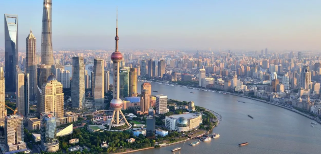 Panorama de Xangai, metrópole chinesa