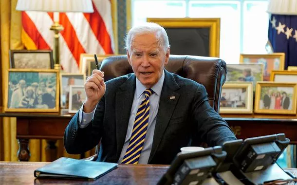 Joe Biden na Casa Branca - 10/1/2025   
