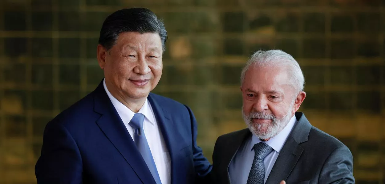 Xi Jinping e Lula durante reunião em Brasília - 20/11/2024
