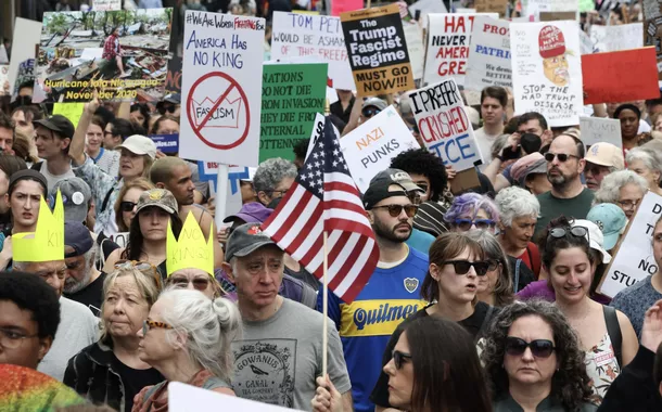 Protestos contra Trump nos Estados Unidos