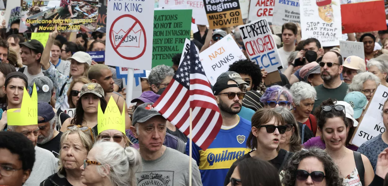 Protestos contra Trump nos Estados Unidos