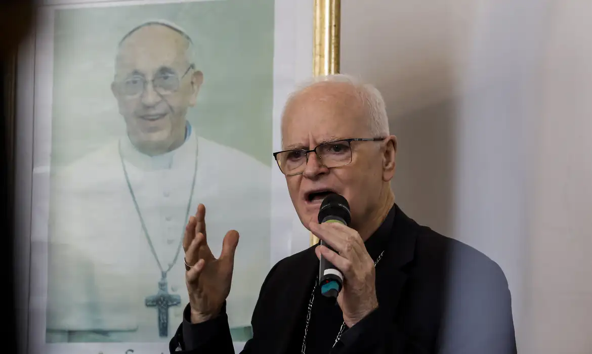 O cardeal dom Odilo Scherer, arcebispo de São Paulo