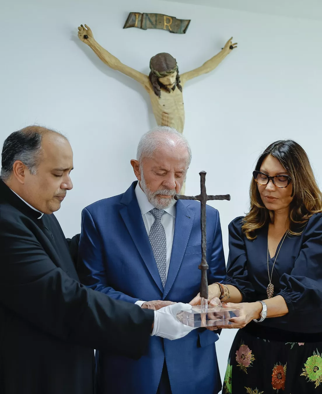Padre Omar, Lula e Janja - 22/04/2025