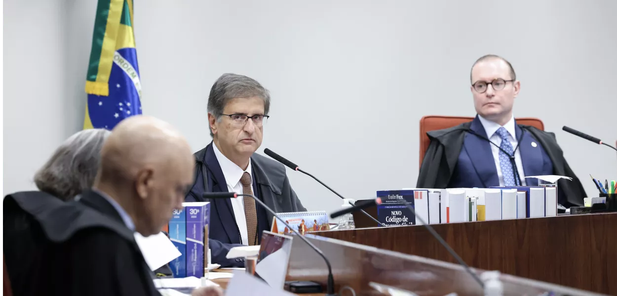 Paulo Gonet durante o julgamento, pela Primeira Turma do STF, da denúncia sobre o 'núcleo 2' da trama golpista - 22/04/2025