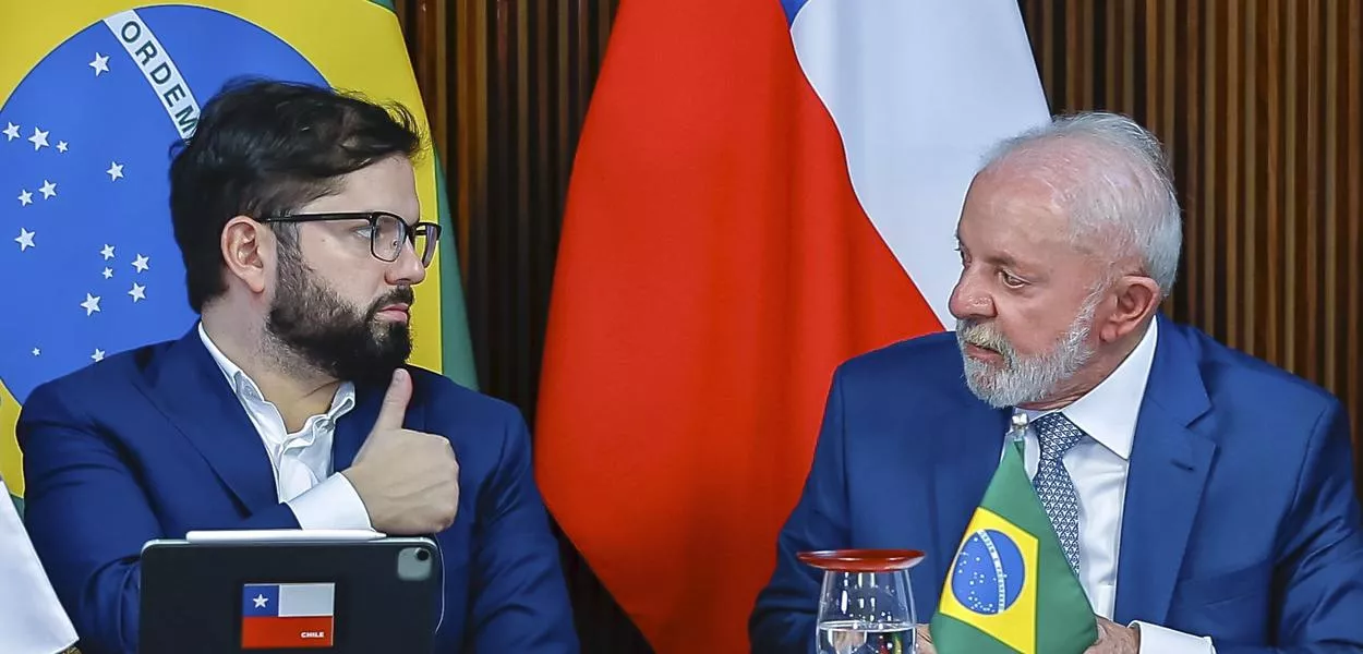 Lula e Gabriel Boric