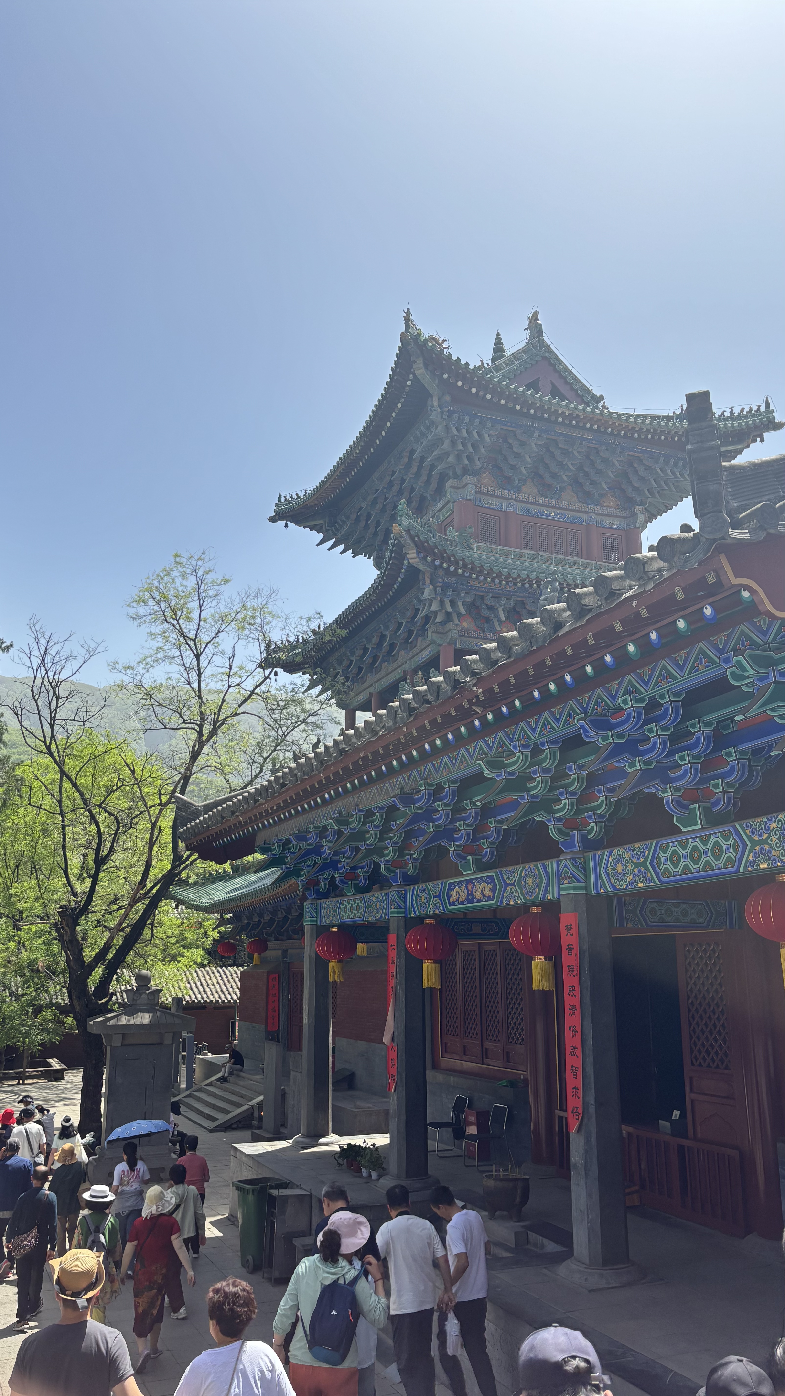 O mundialmente famoso Templo de Shaolin em Zhengzhou, na província de Henan, na China