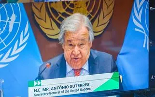 Presidente Luiz Inácio Lula da Silva e secretário-geral da ONU António Guterres