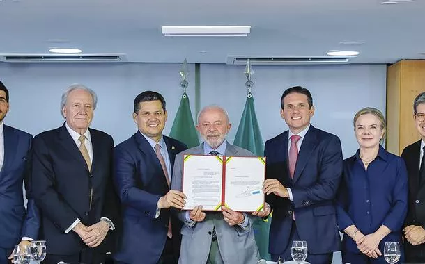 Presidente da República, Luiz Inácio Lula da Silva, durante Entrega da PEC da Segurança Pública