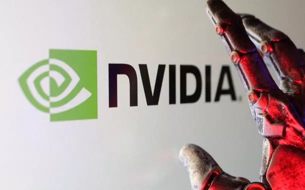 Ilustração com logo da Nvidia - 16/2/2025   