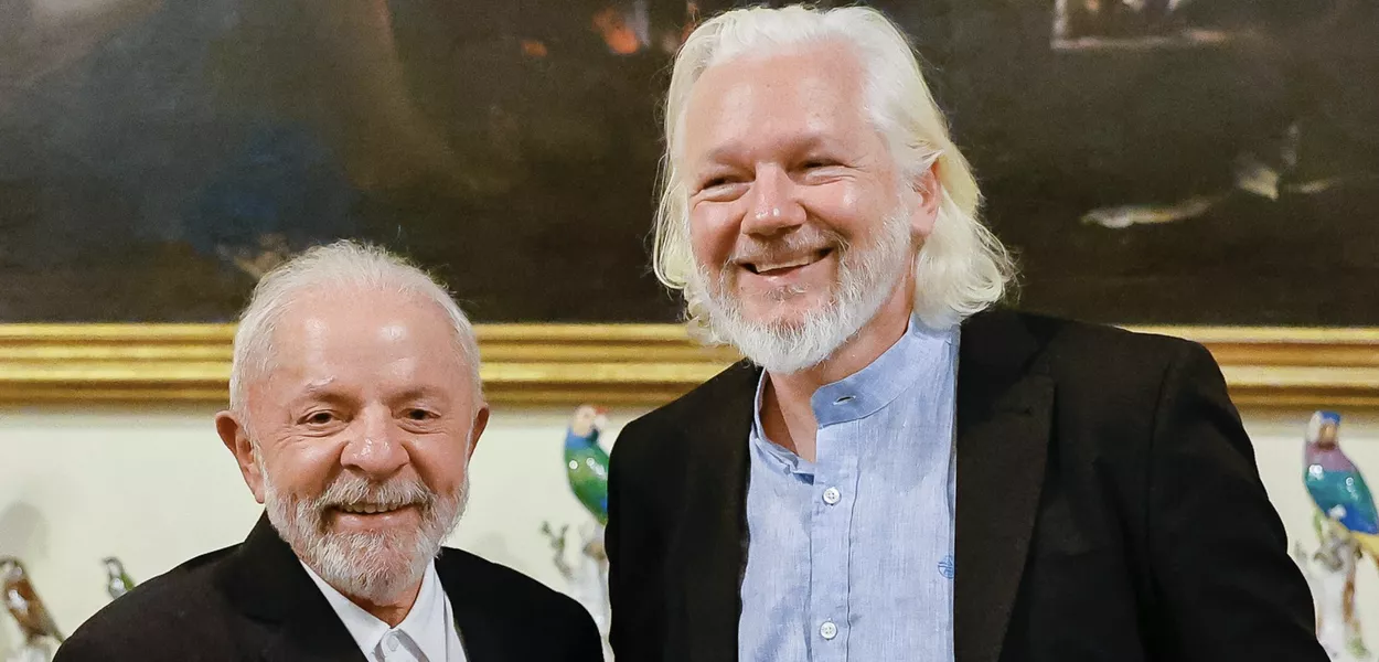 Lula e Julian Assange