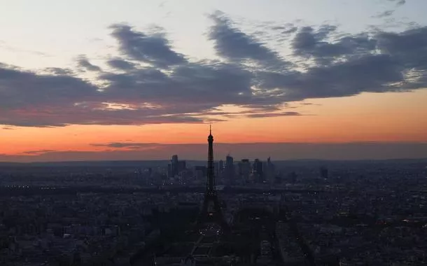 Vista da torre Eiffel, Paris - 19/03/2025