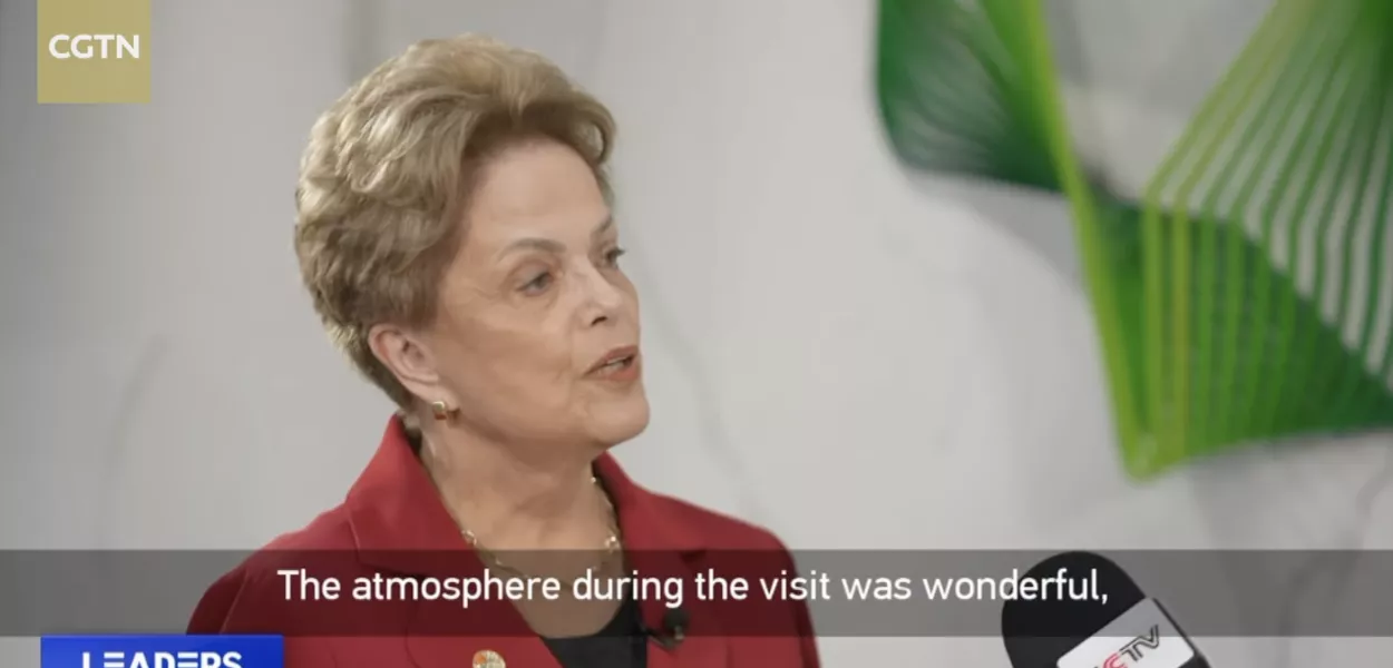 Dilma concede entrevista à CGTN