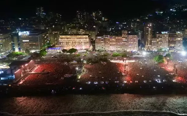 Show na orla de Copacabana, Rio de Janeiro