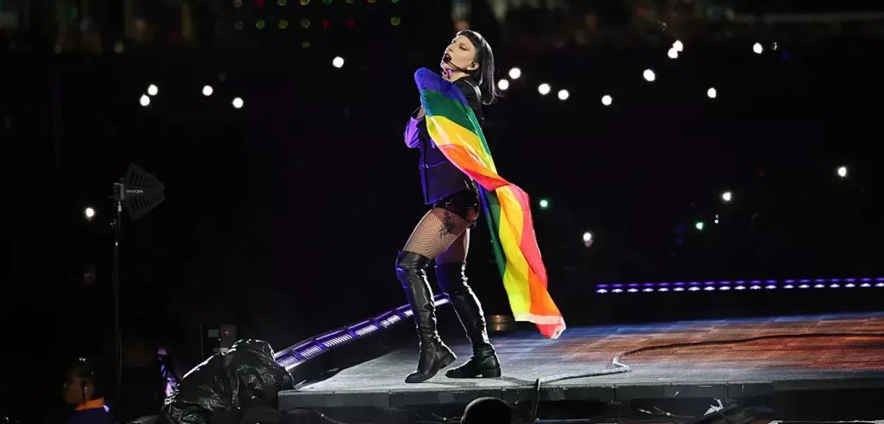 Lady Gaga em show no Rio