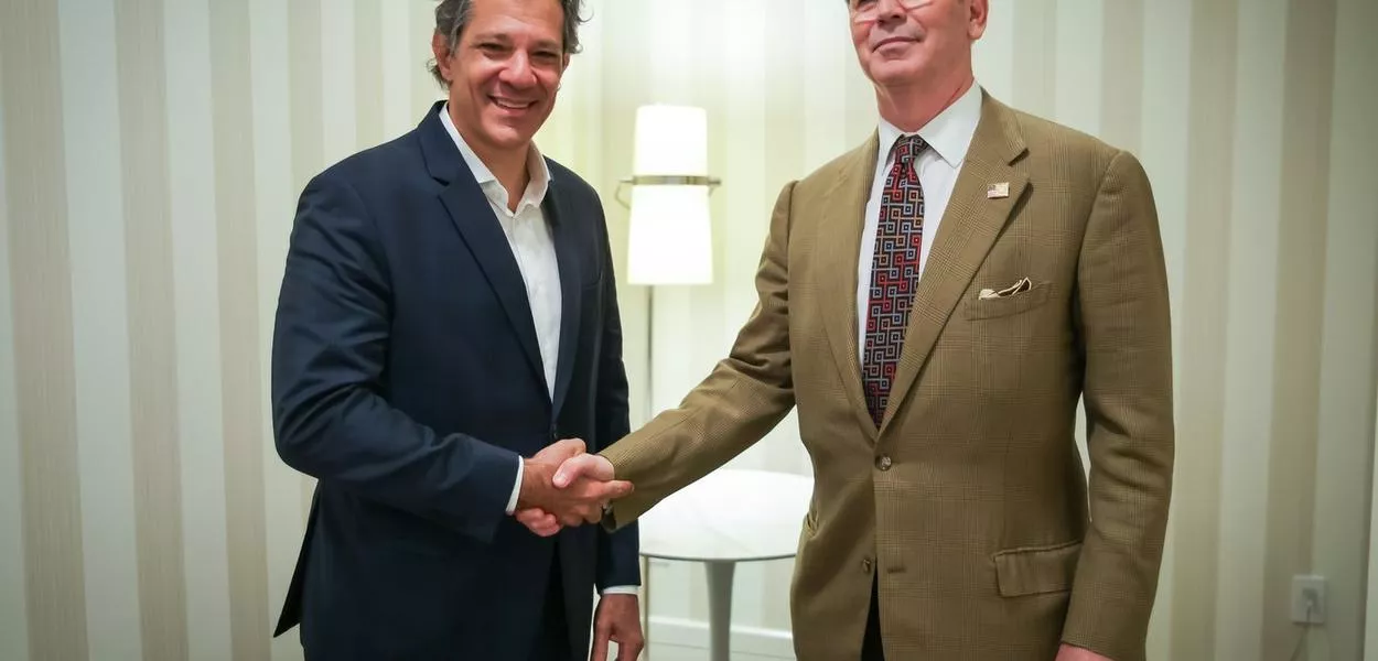Fernando Haddad e Scott Bessent
