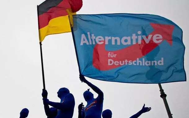 Apoiadores do AfD em Berlim