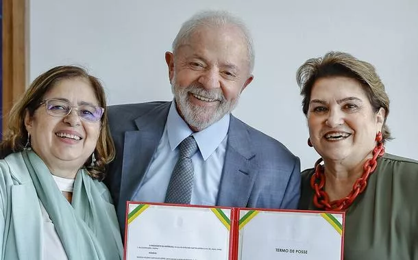 Cida Gonçalves, Lula e Márcia Lopes