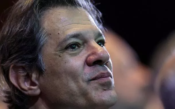 Ministro da Fazenda, Fernando Haddad, durante cerimônia em Brasília
03/04/2025 