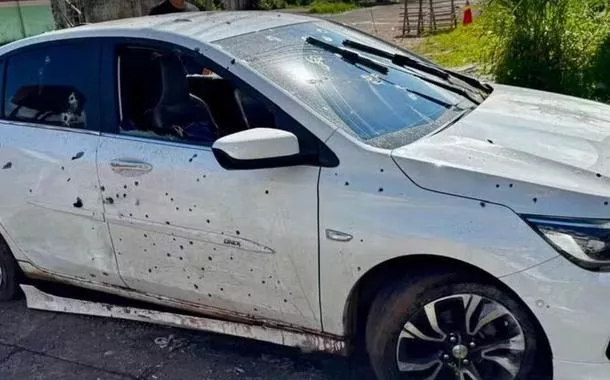 Veículo usado por grupo que morreu durante operação da PM no Amapá