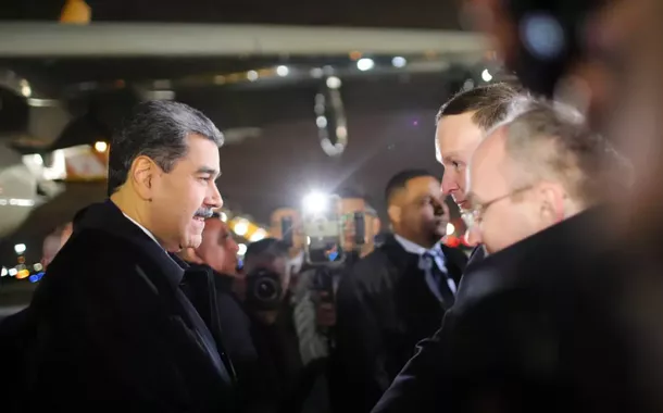 Maduro desembarca em Moscou para participar das comemorações do 80º aniversário do Dia da Vitória