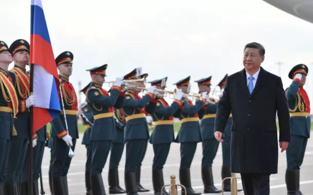 Xi Jinping chega a Moscou - 07/05/2025