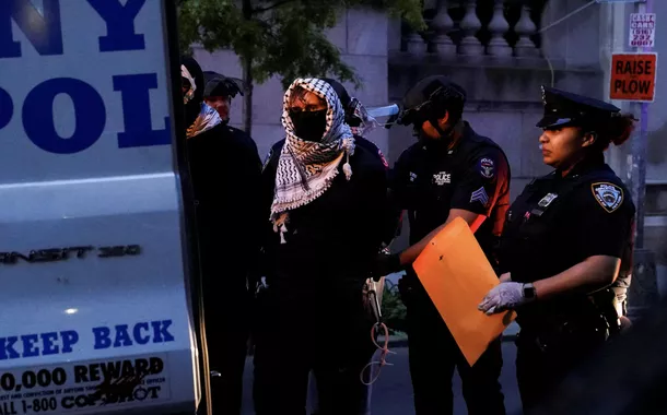 Estudantes são presos nos EUA por lutar contra o genocídio em Gaza
