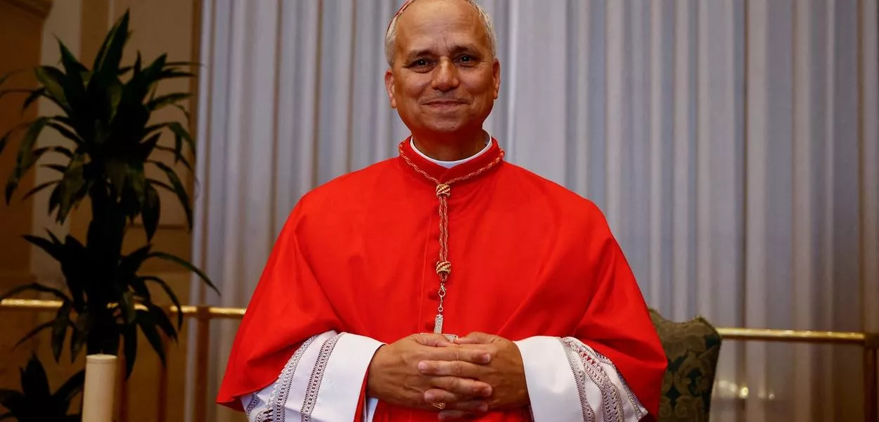 O cardeal Robert Francis Prevost, agora papa Leão 14