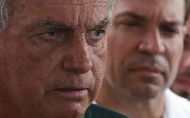 Ex-presidente Jair Bolsonaro ao lado do deputado federal Alexandre Ramagem
06/10/2024
