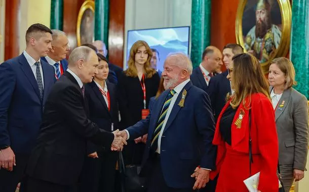 Presidente da República, Luiz Inácio Lula da Silva, durante jantar oferecido pelo Presidente da Federação da Rússia, Vladimir Putin.Grande Palácio do Kremlin.