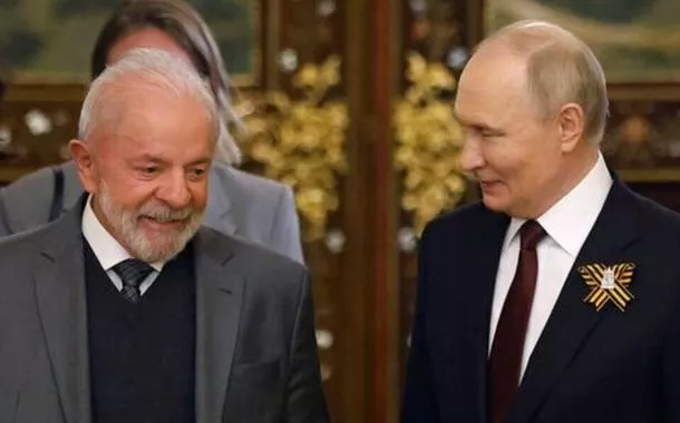 Lula e Vladimir Putin