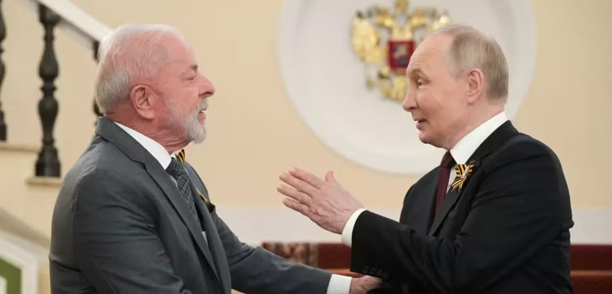 Lula e Vladimir Putin